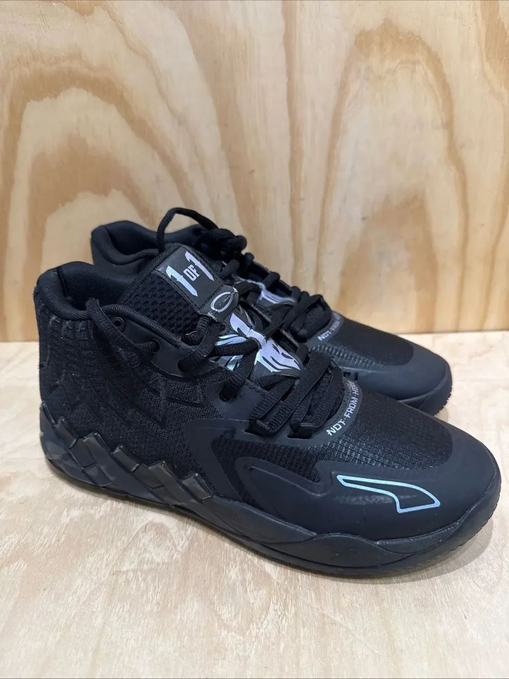 Puma MB.01 IRIDESCENT DREAMS Black Lamelo Ball Men's Basketball shoe 376678-02